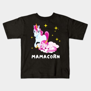 Mamacorn Mama Unicorn Mother Ladies Kids T-Shirt